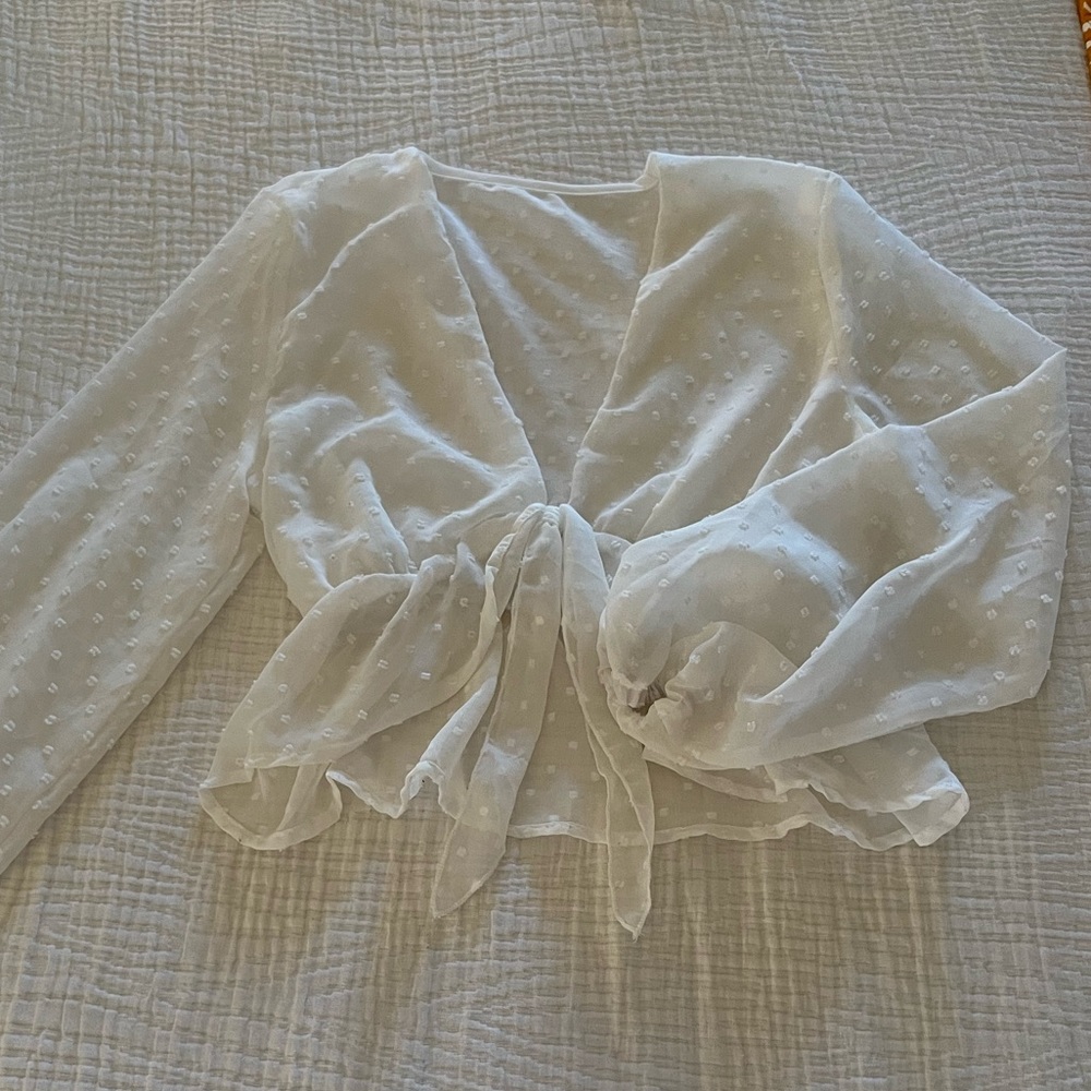 Boutique White Crop Top